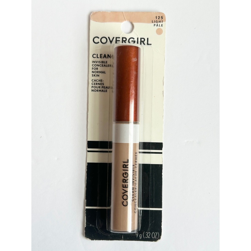 Covergirl Clean Invisible Concealer 125 Light Pale 9g 0.32 oz Liquid Makeup